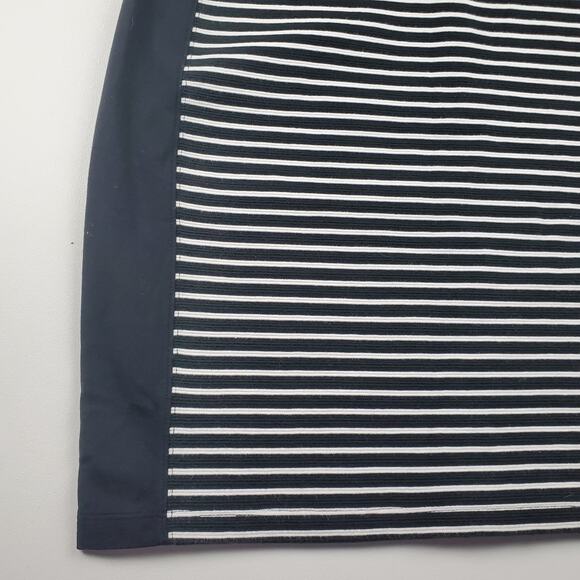 Athleta Mala Stripe Athletic Dress Scoop Back Fitted Stretch - Picture 4 of 10